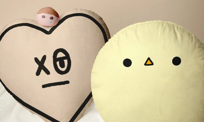 ソフトビーズ人形&amp;クッション 