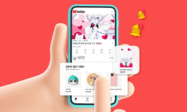 YoutubeでもSHOP可能！