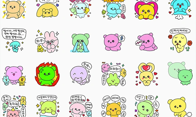 絵文字、キャラクターグッズ BEST 6