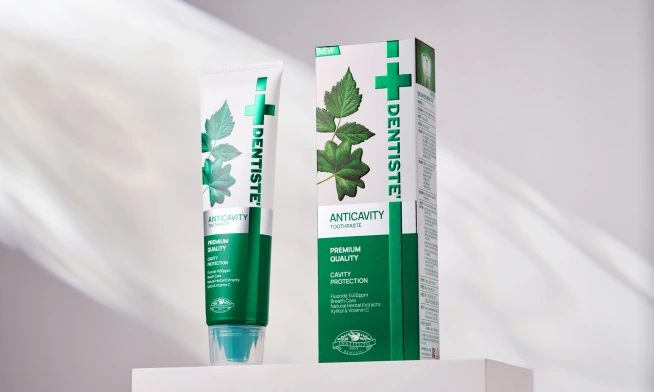 DENTISTE ANTICAVITY TOOTHPASTE 1+1
