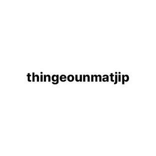 thingeounmatjip