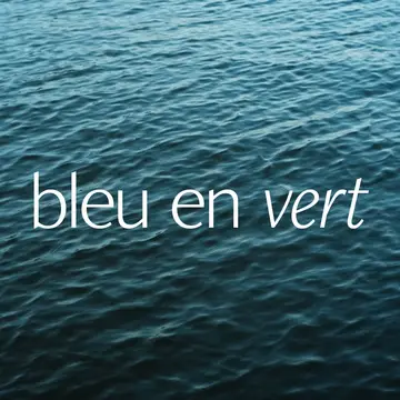 bleu en vert